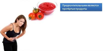 протертые продукты